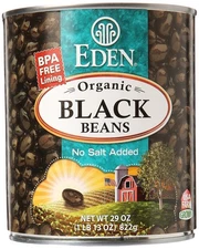 Eden Foods Organic Black Beans 29 oz - Non-GMO Gluten-Free Vegan