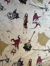 Nightmare Before Christmas Vintage 1993 Twin sheets - fitted and top sheet