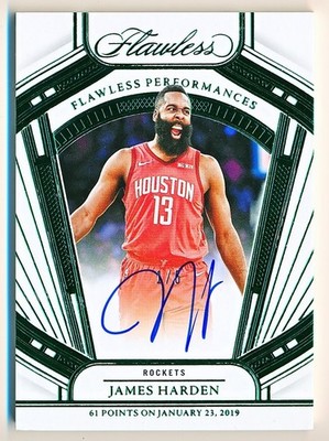 2023-24 Flawless James Harden Performances Signatures Emerald Auto #FP-JHD (1/5)