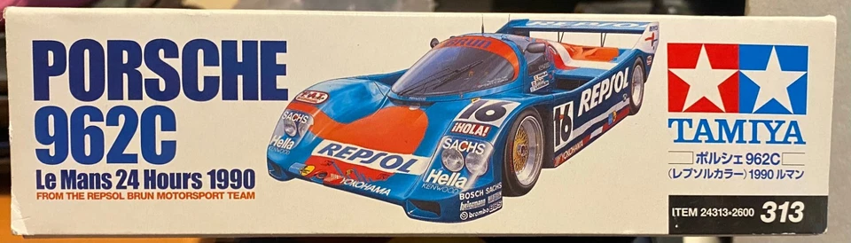 TAMIYA 1/24 - Ref: 24313 - PORSCHE 962C - REPSOL BRUN TEAM - 24H LE MANS 1990 - Immagine 4 di 4