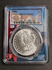 1886 Morgan Silver Dollar PCGS MS62 Witter Label