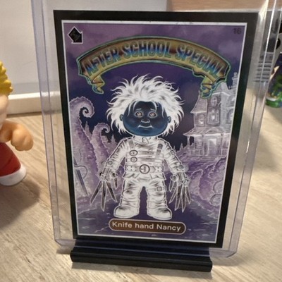 Mad Scientist 40k Garbage Pail Kids Spoof 1/1 Knife hand Nancy Black boarder 