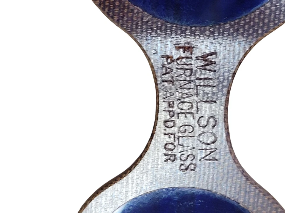 Gafas de seguridad antiguas para soldadura de vidrio para horno Wilson WB 2 H raras Steampunk nuevas de stock Foto 4 de 4