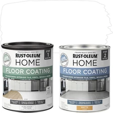 367591 Home Interior Floor Coating Kit, Matte Ultra White