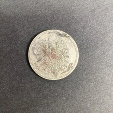 1875 German 1 Mark German World  Silver Coin #5
