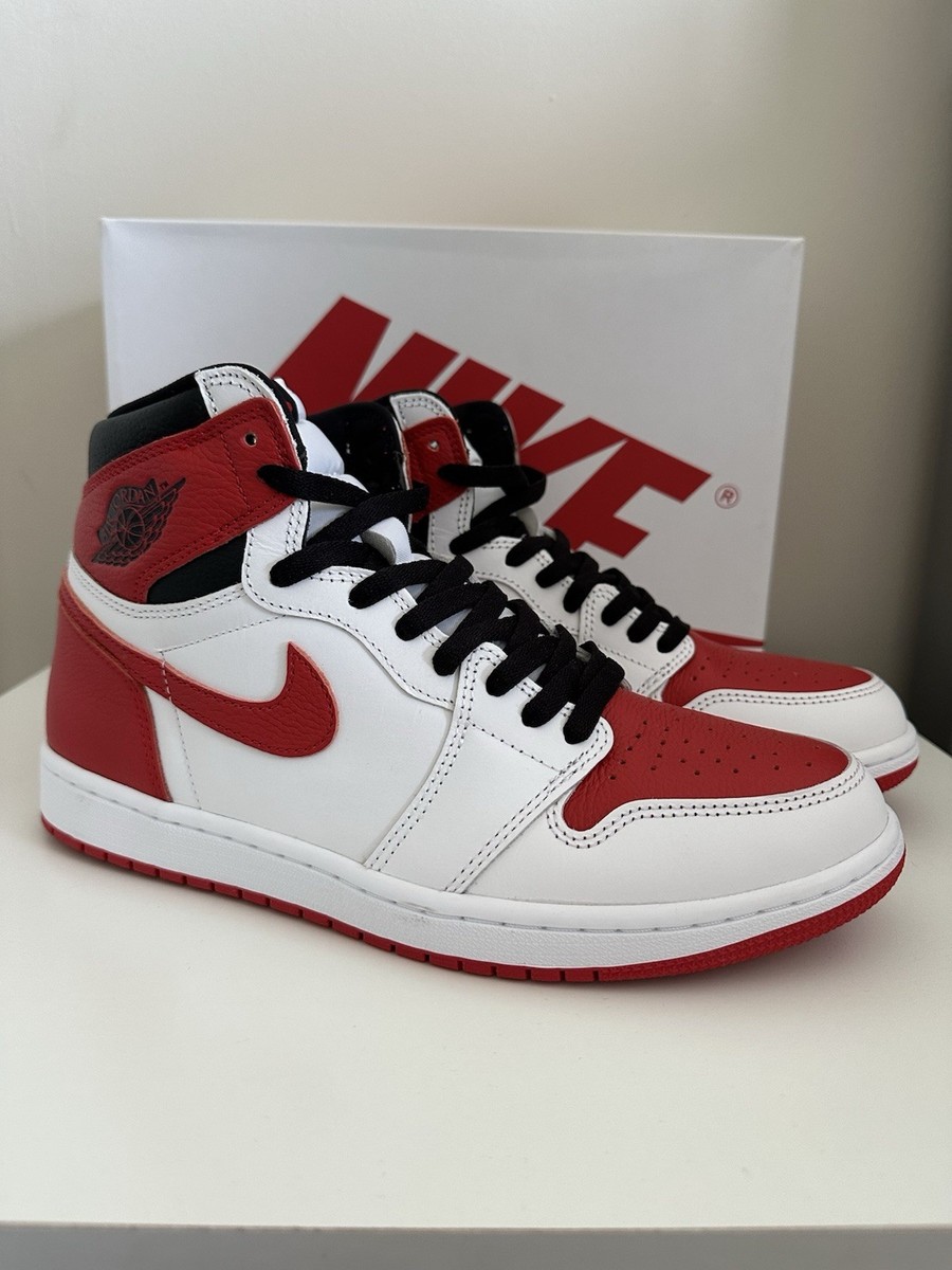 Jordan 1 Retro High Men's Size 10.5 OG Heritage Red White