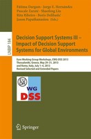 FáTima Dargam (U. A.) | Decision Support Systems Iii - Impact Of Decision...