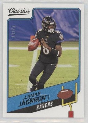 2021 Panini Classics Blue Back 13/75 Lamar Jackson #27 lz7