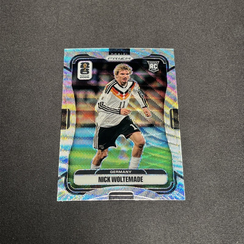2026 Panini Prizm FIFA World Cup NICK WOLTEMADE RC SILVER WAVE PRIZM Germany 