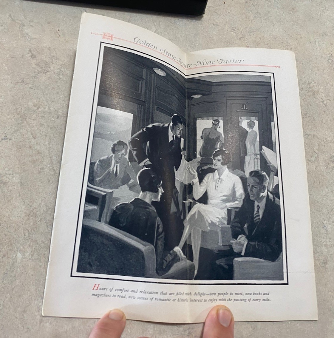 1927 Rock Island Southern Pacific Golden State Route / California Brochure Train