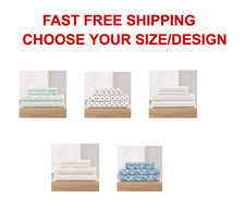 Member's Mark 500-Thread-Count Performance Printed Sheet Set, Choose Sizes/Color