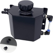 1L Universal Aluminum Radiator Coolant Overflow Expansion Tank Recovery Water Ta