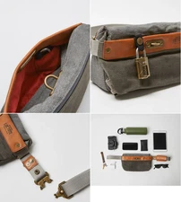 Loctote Heritage Sling Bag - Vintage Grey