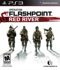 Operation Flashpoint: Red River (PS3) DISC+CVR ART+MANUAL ***NO CASE*VG
