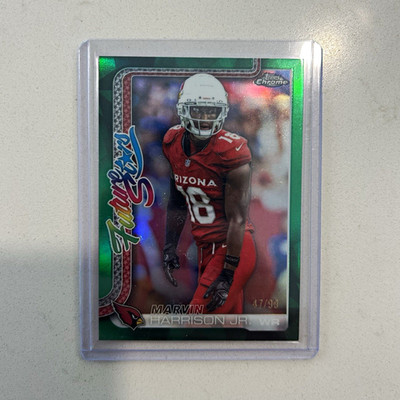 2025 Topps Chrome Future Stars Marvin Harrison Jr. Cardinals 31/99 #FS-6