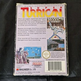 SUPER TURRICAN FOR NINTENDO NES BOXED GAME CLEANED TESTED PAL A VGC!