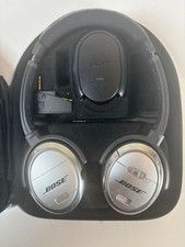 BOSE QC 3 QuietComfort 3 Acoustic Noise Cancelling Headphones W/Case Tested