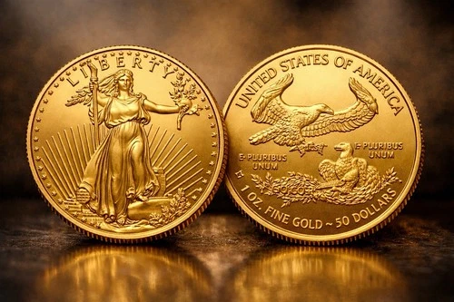 United States Mint American Eagle 1 oz Gold $50 Coin .9167 Fine Business Strike