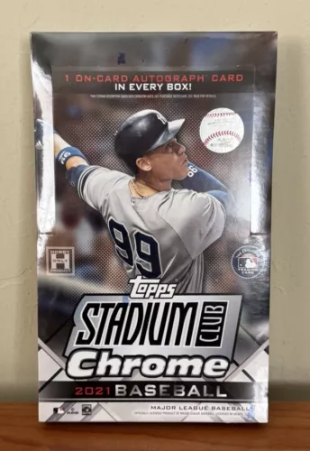 2021 Topps Stadium Club Chrome Baseball Hobby Box