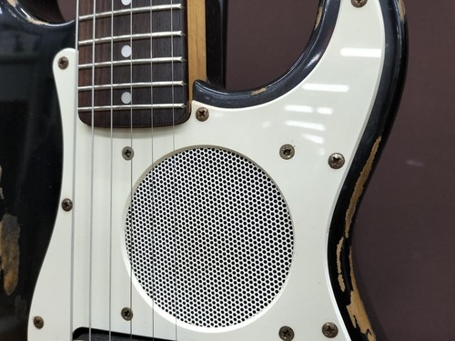 Fender Japan ST-Champ Black Mini Stratocaster Guitar Speaker Built-in - Picture 6 of 20