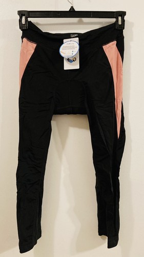 DAYOUNG Bike Tights 3D Padded Capri Pants Cycling UPF 50+ Black Pink Women S NEW