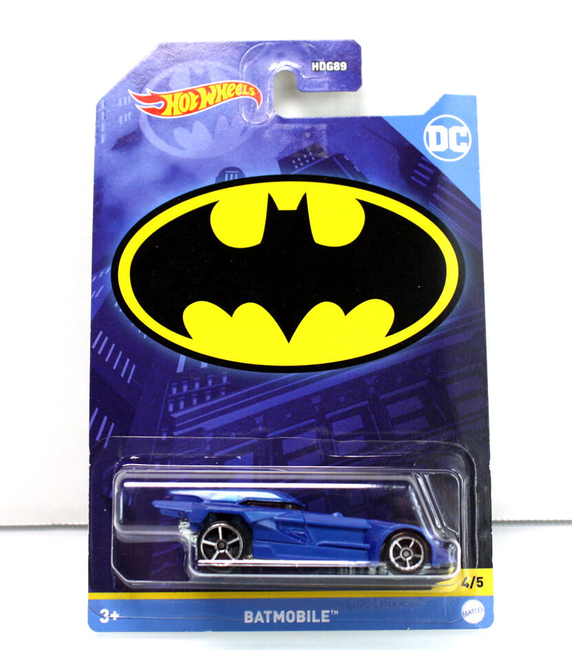 2021 Hot Wheels DC Comics Batman - Blue Knight BATMOBILE - #4 1:64