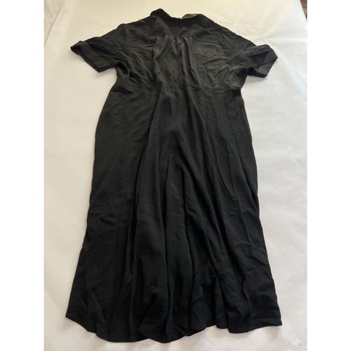 J.Crew Collared Camp-Pocket Shirtdress in Black - Picture 3 of 4