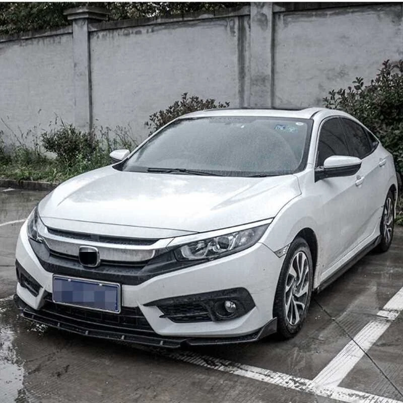 Add-on Universal Fit For 2004-08 Suzuki Forenza Black Front Lip Spoiler Splitter Foto 2 de 4