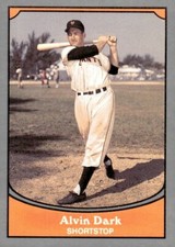 1990 Pacific Baseball Legends #69 Alvin Dark New York Giants