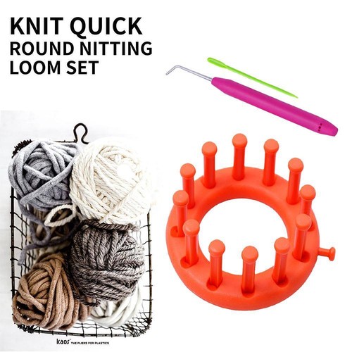 Round Knitting Loom Circle Tool Knitter Circular Peg Hat Sock Scarf DIY - Picture 4 of 7