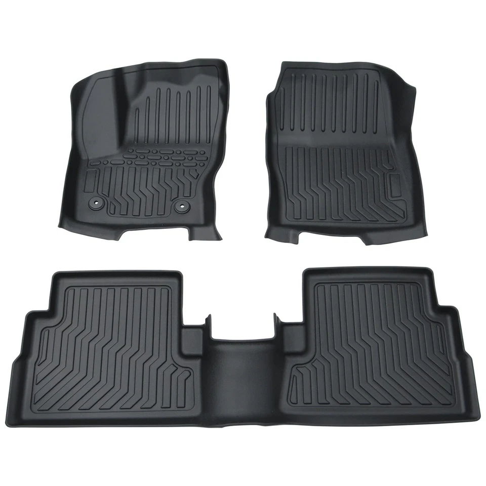 TPE Rubber Car Floor Mats For 13-19 Ford Escape & 13-18 C-Max Cargo Liner 3pcs Foto 3 de 4