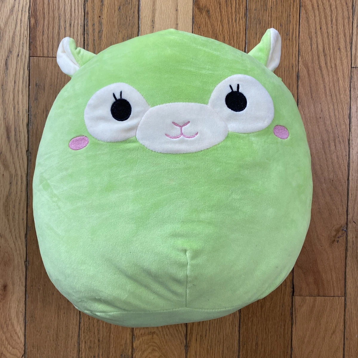 RARE Squishmallow Kellytoy Jim the Green Alpaca Llama 13 Plush Stuffed Animal