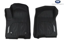 2019-2026 GMC Sierra Next Gen Front Floor Liners 84333604 Black w/ GMC Logo OEM