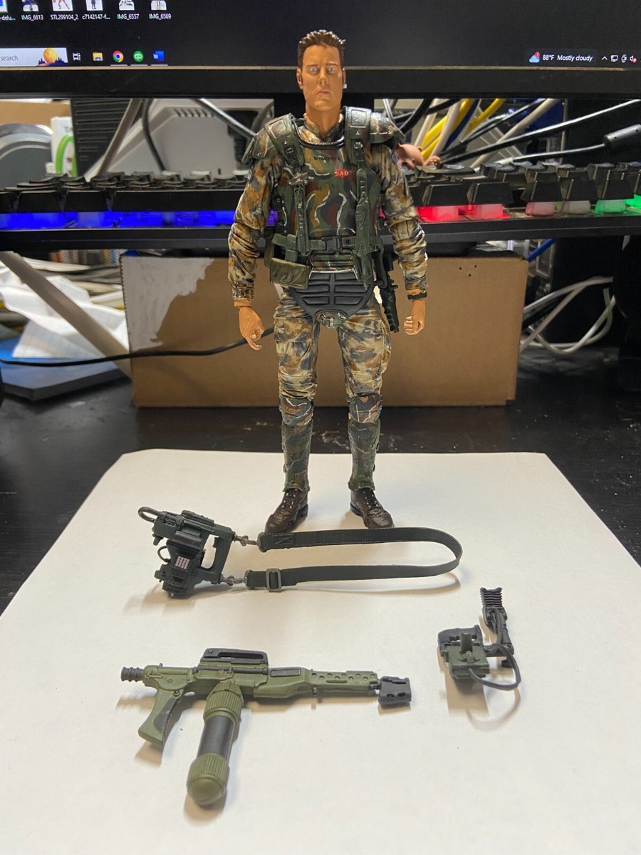 2014 Aliens Sergeant Craig Windrix Action Figure Neca Loose