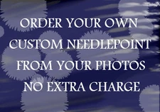 custom needlepoint from your artwork or photo - Mono Deluxe