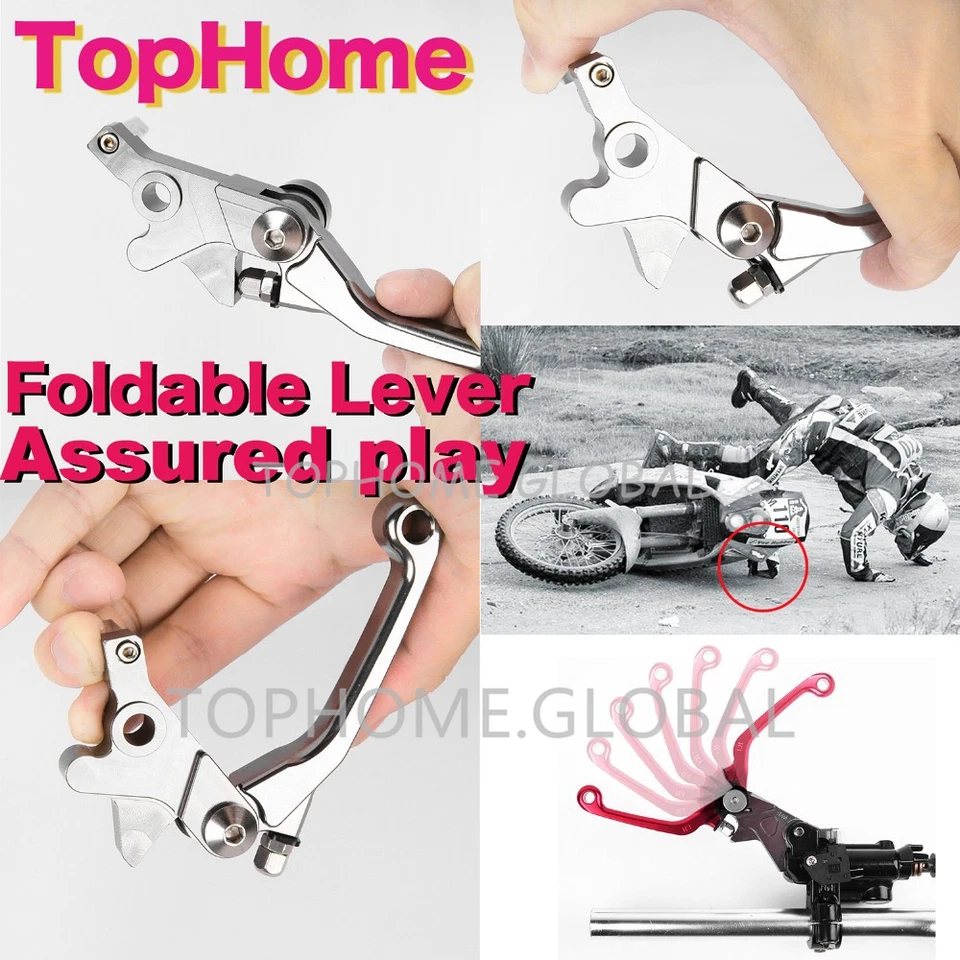 For Suzuki DRZ400S DRZ400SM 2000-2020 Pivot Clutch Brake Levers CNC 2014 2015 16 - Image 3 of 4