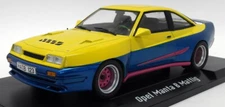 MCG 1/18 Scale Diecast - MCG18095 Opel Manta B Mattig Yellow / Blue