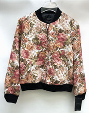 Zara Floral Short Jacket Size Medium Ref 7680 490