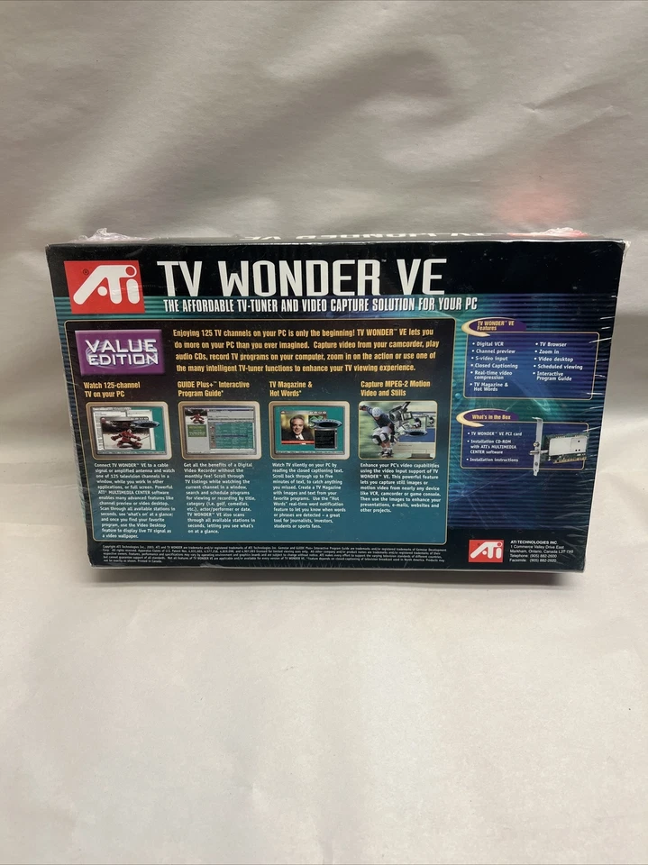 ATI TV Wonder VE TV Tuner For Your PC (Read Description) - Image 2 of 3