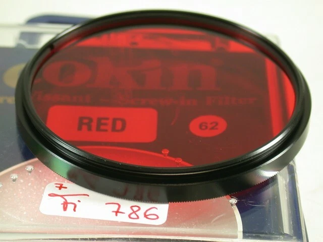 Original COKIN Rot Red Lens Filter E62 62 62mm France fi786/21 - Bild 3 von 3