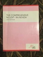 THE COMPREHENSIVE NCLEX-RN REVIEW 19TH EDITION - Textbook Binding - GOOD