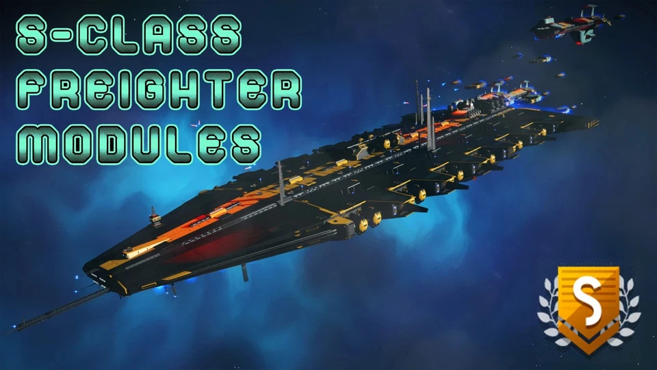No Mans Sky ALL S-Class Freighter Upgrades + Storage