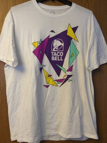 Taco Bell - White Shirt With Taco Bell Logo - 2X