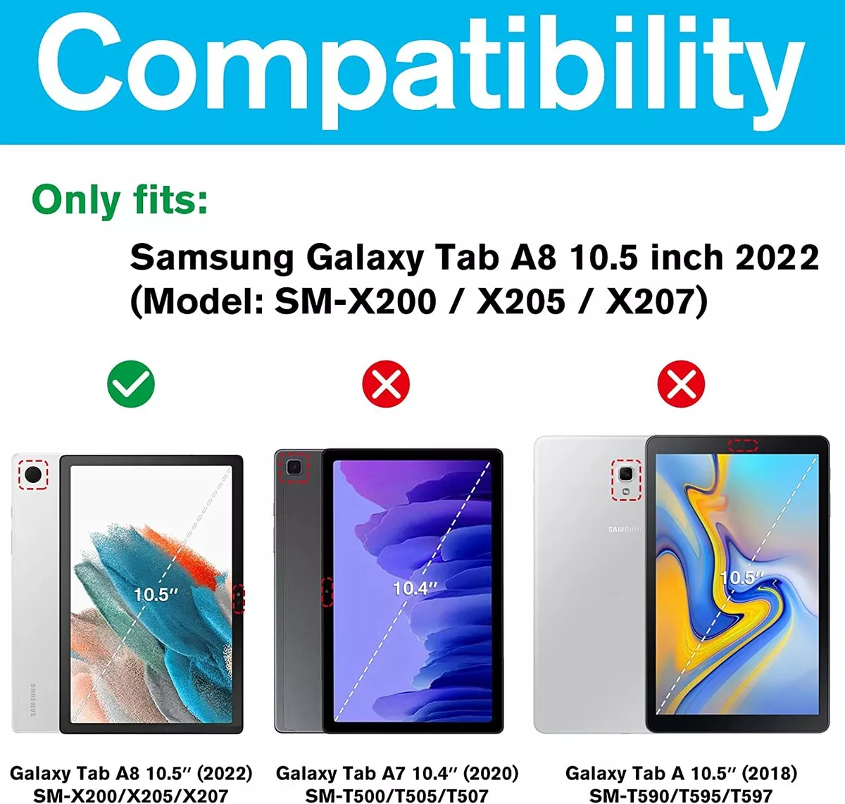 For Samsung Galaxy Tab A8 10.5