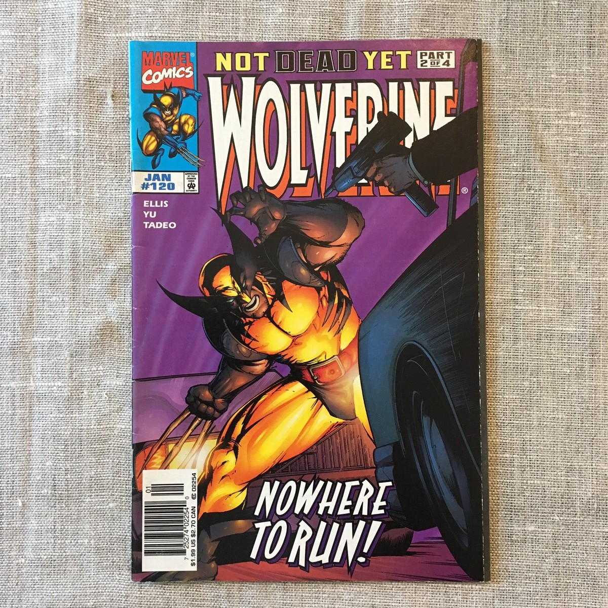 Wolverine Marvel Comics #120 January 1998 Not Dead Yet Part 2 of 4