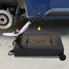 20 Gallon Oil Drain Pan Car Truck Oil Change Drain Pan With Electric Pump 155W