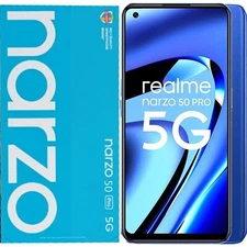 Realme Narzo 50 Pro 5G Hyper Blue 128GB + 6GB DUAL SIM Unlocked GSM NEW