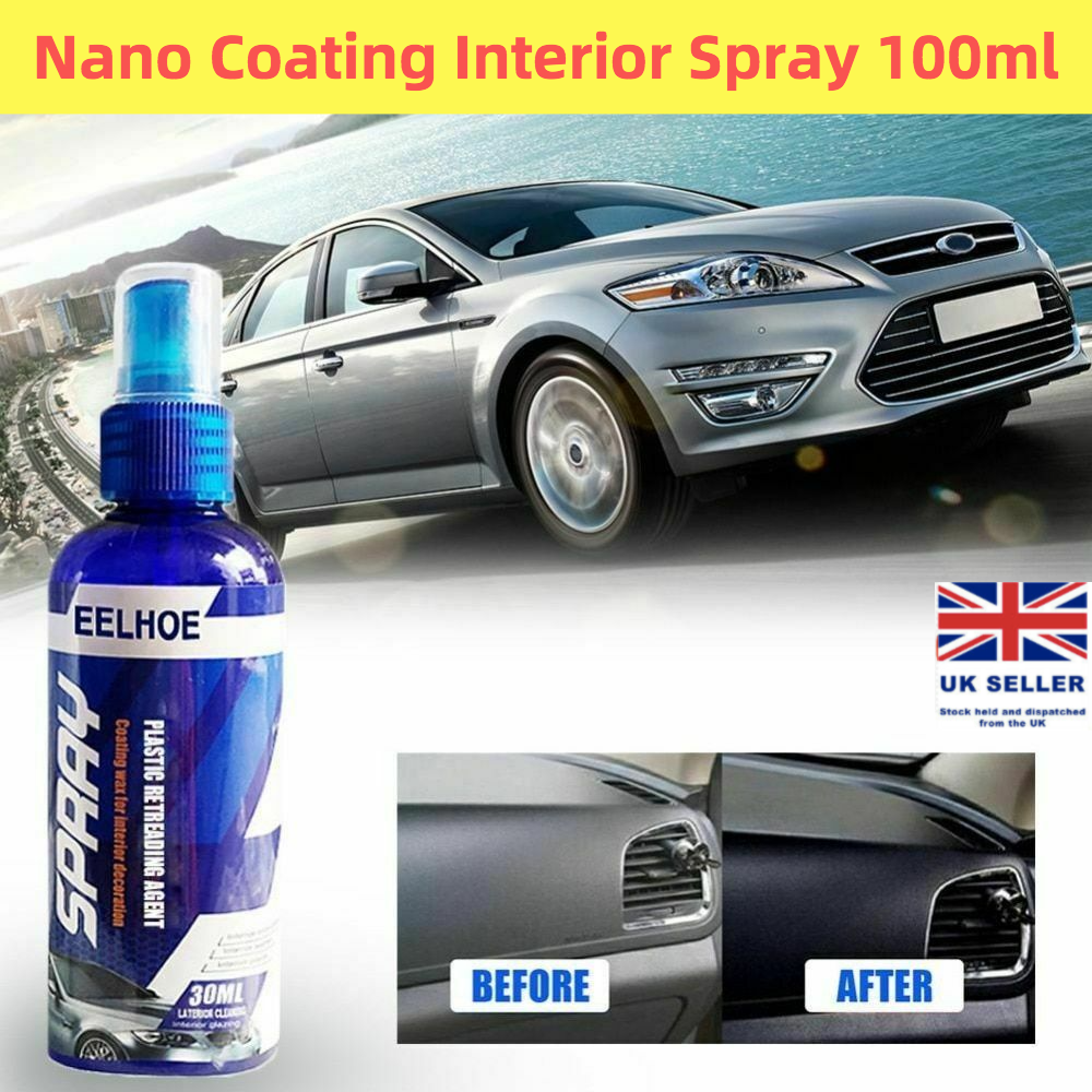 Car Nano Coating Spray Interior Rubber 最大43%OFFクーポン Scratch Polish Re 適切な価格 Plastic