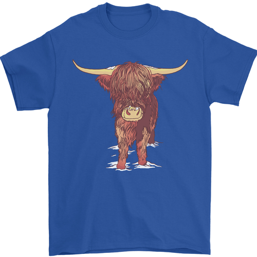 Highland Cattle Cow Scotland Scottish Mens T-Shirt 100% Cotton - 第 80/106 張圖片