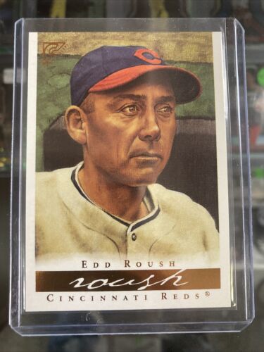 2003 Topps Gallery Hall of Fame Edition Edd Roush (casquette rouge C) #9B HOF - Photo 1/2
